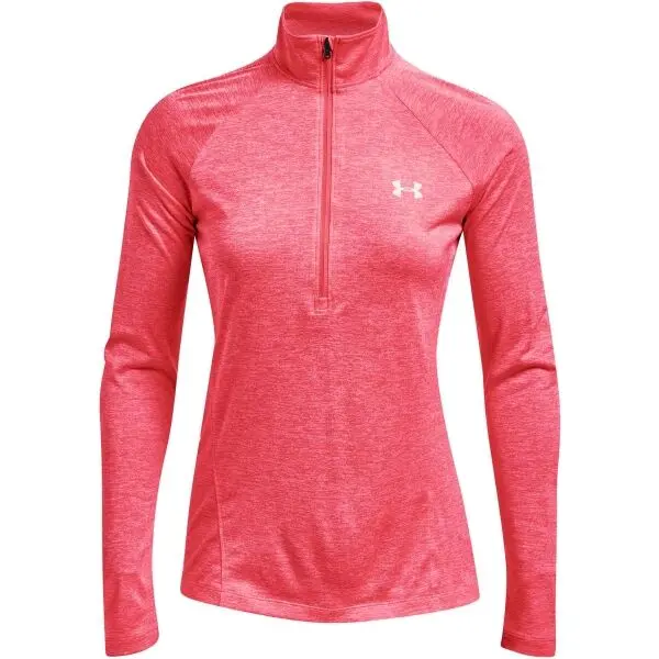 Under Armour Under Armour TECH 1/2 ZIP - TWIST Дамски суитшърт, розово, размер L