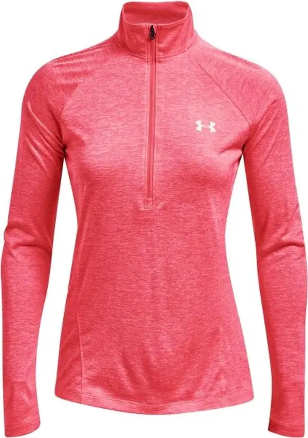 Under Armour Under Armour TECH 1/2 ZIP - TWIST Дамски суитшърт, розово, размер M