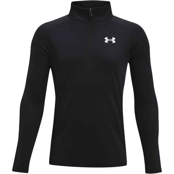Under Armour Under Armour TECH 2.0 1/2 ZIP Спортна блузка за момчета с дълъг ръкав, черно, размер XL