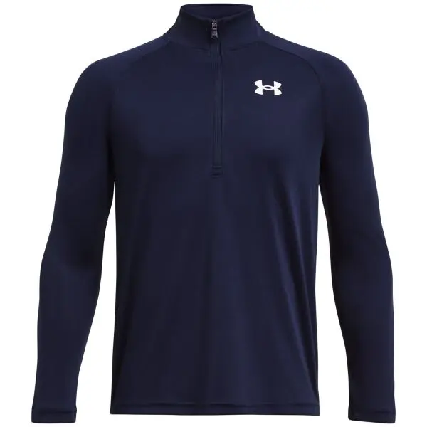Under Armour Under Armour TECH 2.0 1/2 ZIP Спортна блузка за момчета с дълъг ръкав, тъмносин, размер M