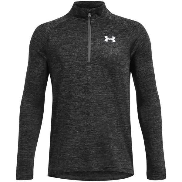 Under Armour Under Armour TECH 2.0 1/2 ZIP Спортна блузка за момчета с дълъг ръкав, тъмносиво, размер L