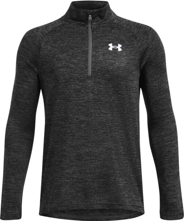 Under Armour Under Armour TECH 2.0 1/2 ZIP Спортна блузка за момчета с дълъг ръкав, тъмносиво, размер S