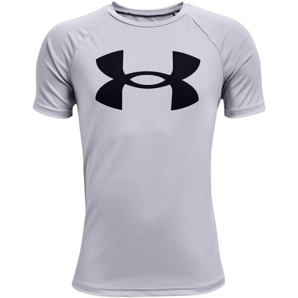 Under Armour Under Armour TECH BIG LOGO SS Тениска за момчета, сиво, размер