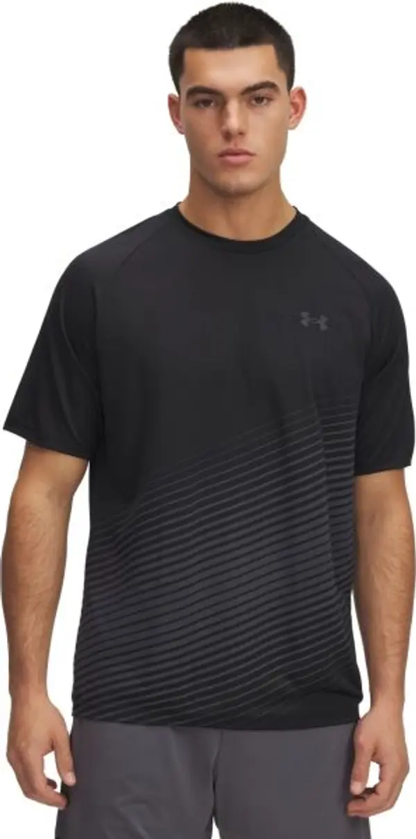 Under Armour Under Armour TECH FADE Мъжка тениска, черно, размер M