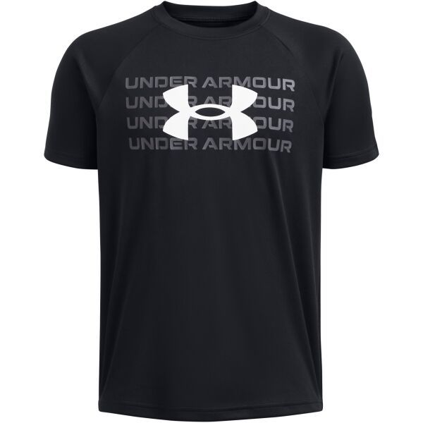 Under Armour Under Armour TECH LOGO Тениска за момчета, черно, размер