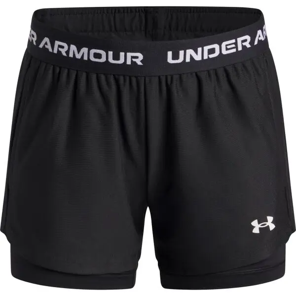 Under Armour Under Armour TECH PLAY UP 2N1 SHORT Момичешки шорти, черно, размер L