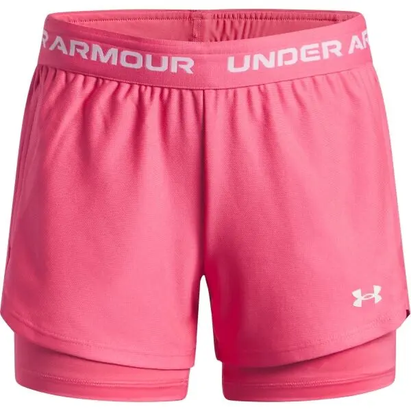 Under Armour Under Armour TECH PLAY UP 2N1 SHORT Момичешки шорти, розово, размер L