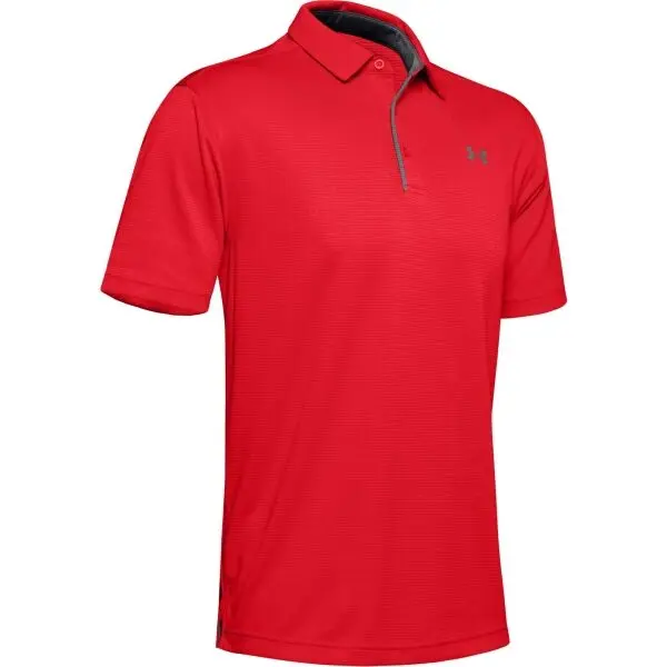 Under Armour Under Armour TECH POLO Мъжка тениска, червено, размер
