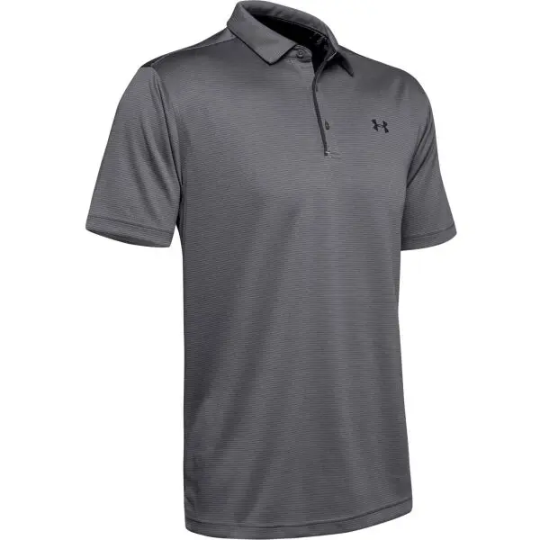 Under Armour Under Armour TECH POLO Мъжка тениска, сиво, размер M