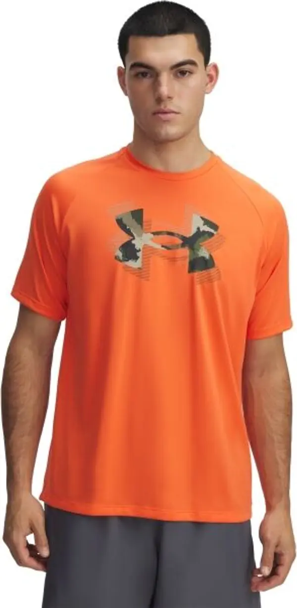 Under Armour Under Armour TECH PRINT FILL Мъжка тениска, оранжево, размер M