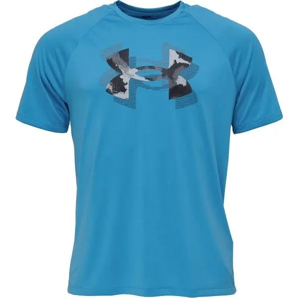 Under Armour Under Armour TECH PRINT FILL Мъжка тениска, синьо, размер
