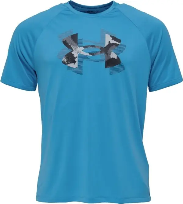 Under Armour Under Armour TECH PRINT FILL Мъжка тениска, синьо, размер S