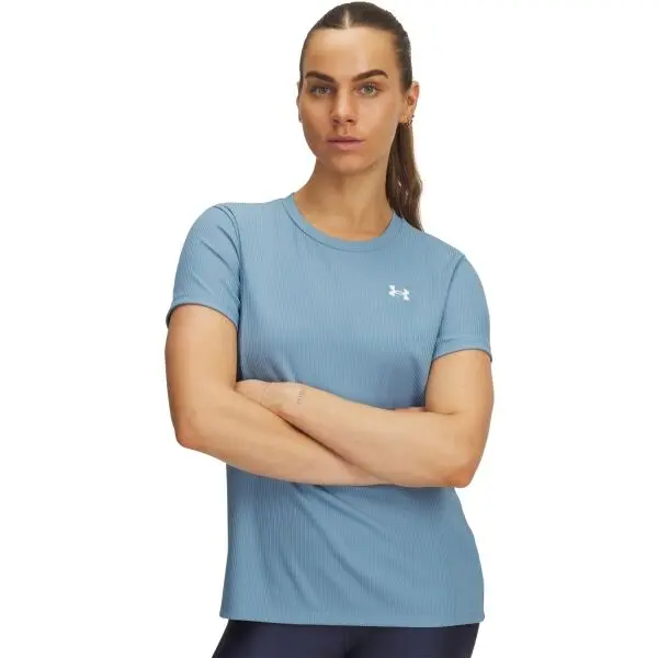 Under Armour Under Armour TECH RIB TEE Дамска тениска, светлосиньо, размер S