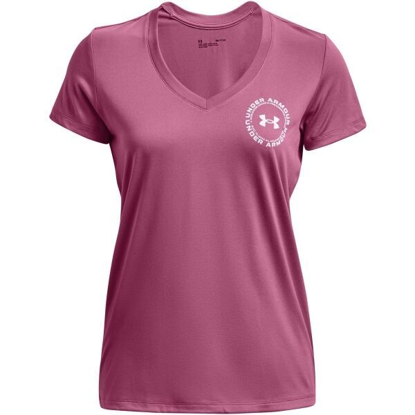 Under Armour Under Armour TECH SOLID LC CREST SSV Дамска тениска, розово, размер