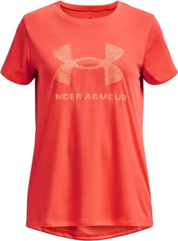 Under Armour Under Armour TECH SOLID PRINT FILL BL SSC Тениска за момичета, оранжево, размер XL