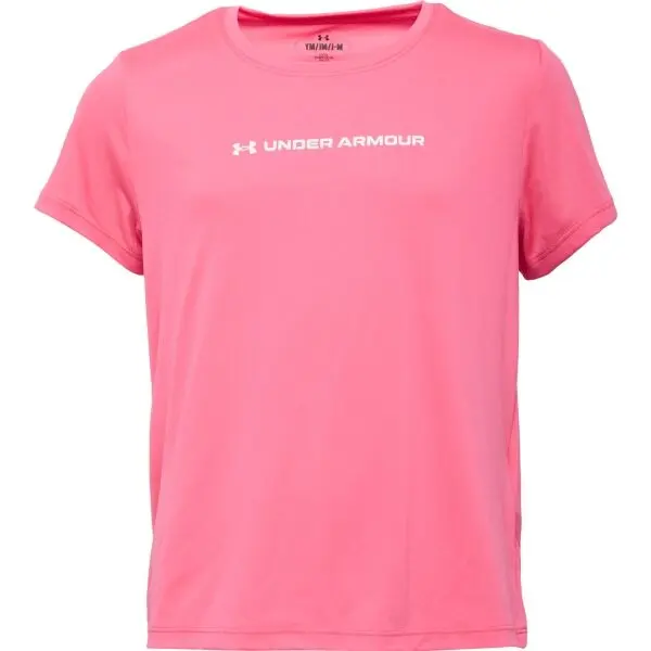 Under Armour Under Armour TECH WORDMARK GRAPHIC Момичешка тениска, розово, размер L