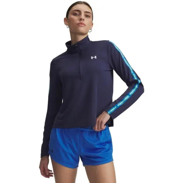 Under Armour Under Armour TECH WORDMARK TAPE Дамски спортен суитшърт, тъмносин, размер S