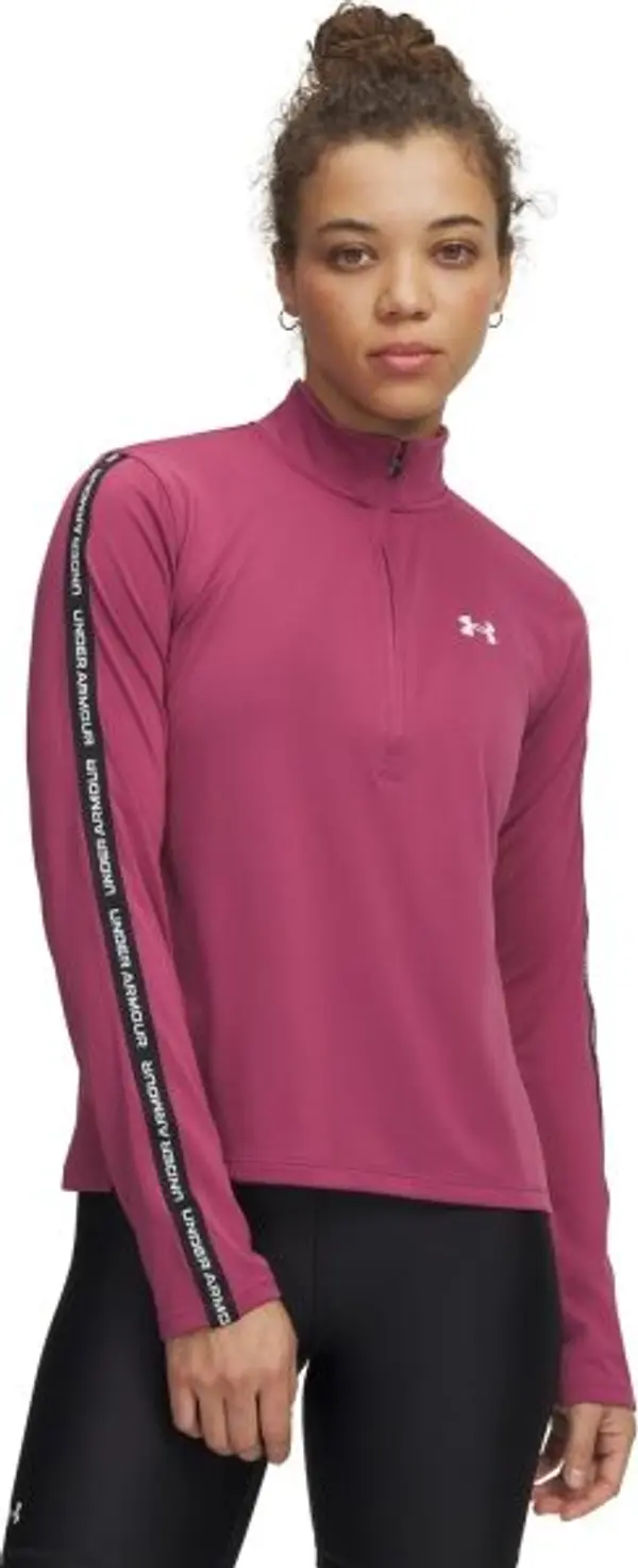 Under Armour Under Armour TECH WORDMARK TAPE Дамски спортен суитшърт, винен, размер S