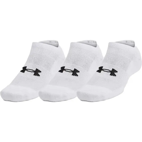 Under Armour Under Armour TRAINING COTTON NO SHOW 3PK Универсални чорапи, бяло, размер L