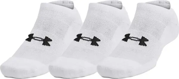 Under Armour Under Armour TRAINING COTTON NO SHOW 3PK Универсални чорапи, бяло, размер M