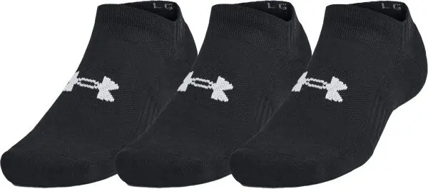Under Armour Under Armour TRAINING COTTON NO SHOW 3PK Универсални чорапи, черно, размер L
