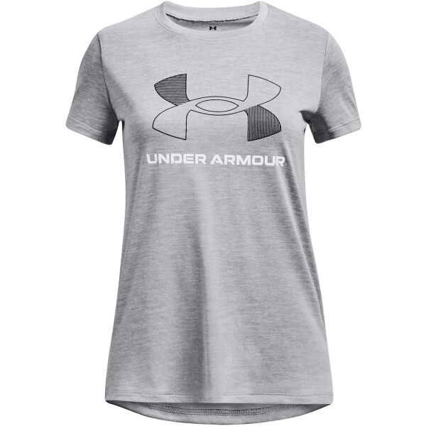 Under Armour Under Armour TWIST Момичешка тениска, сиво, размер