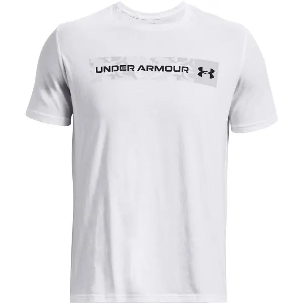 Under Armour Under Armour UA CAMO CHEST STRIPE SS Мъжка тениска, бяло, размер L