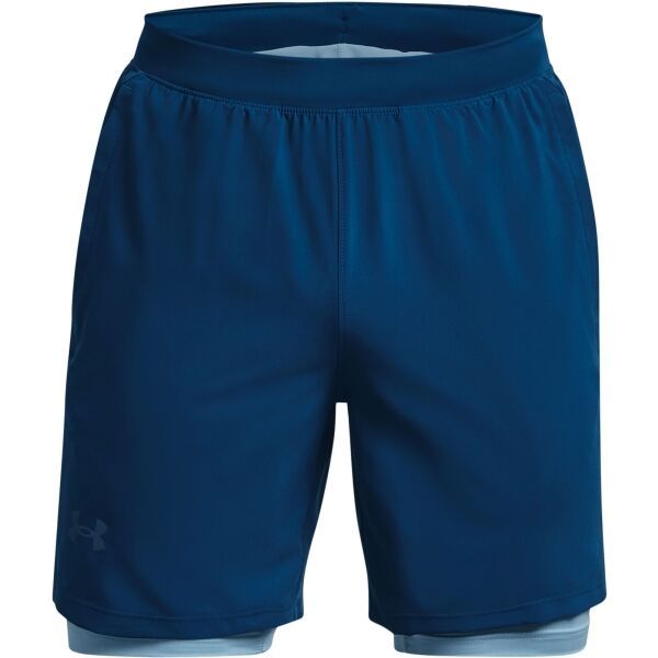 Under Armour Under Armour UA LAUNCH 7'' 2-IN-1 SHORT Мъжки шорти за бягане, синьо, размер