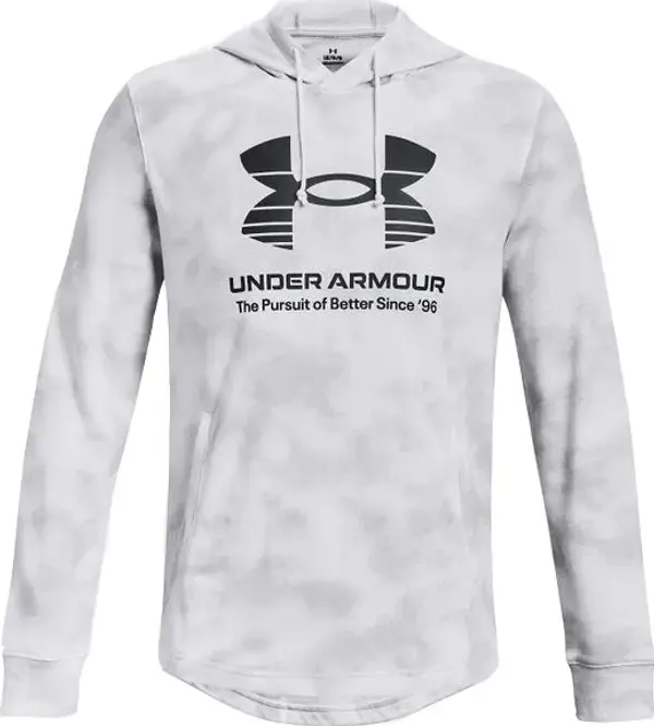 Under Armour Under Armour UA RIVAL TERRY NOVELTY HD Мъжки суитшърт, бяло, размер S