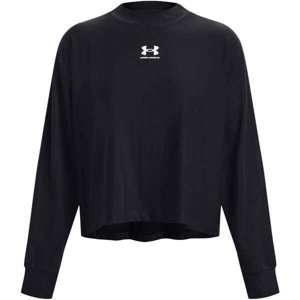 Under Armour Under Armour UA RIVAL TERRY OVERSIZED CRW Дамска тренировъчна тениска, черно, размер