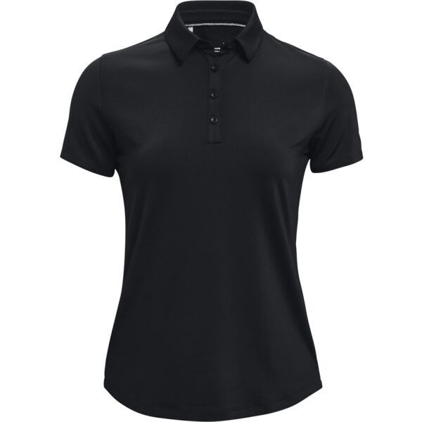 Under Armour Under Armour ZINGER SHORT SLEEVE POLO Дамска тениска с яка за голф, черно, размер S