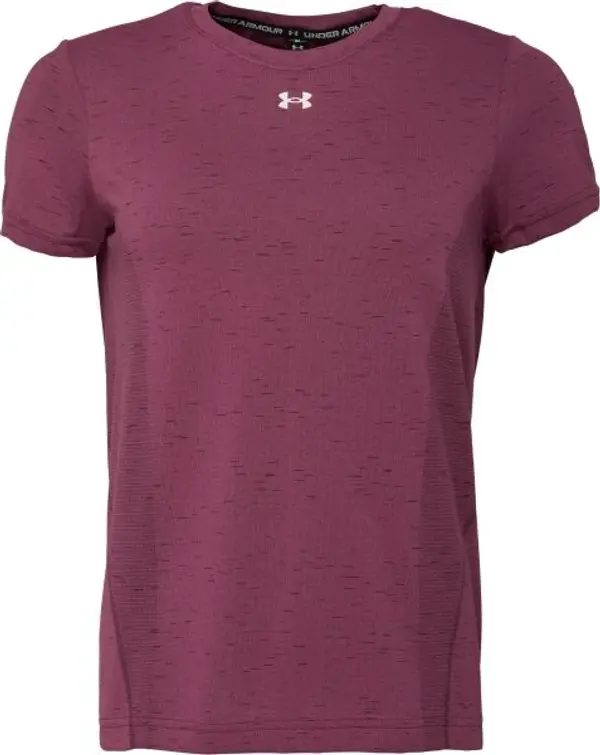 Under Armour Under Armour VANISH SEAMLESS LOOSE Дамска тениска, винен, размер M