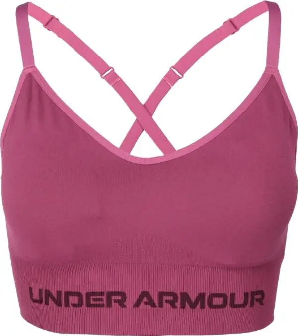 Under Armour Under Armour VANISH SEAMLESS LOW Дамско бюстие, винен, размер