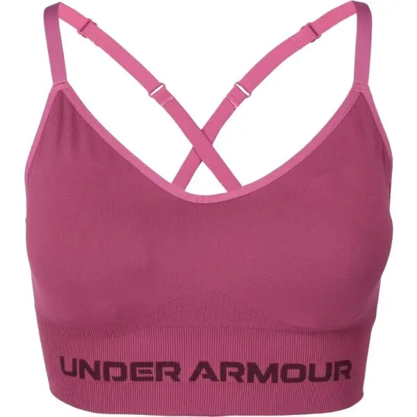 Under Armour Under Armour VANISH SEAMLESS LOW Дамско бюстие, винен, размер L