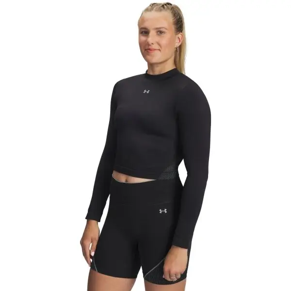 Under Armour Under Armour VANISH SEAMLESS LS Дамска блуза с дълъг ръкав, черно, размер M