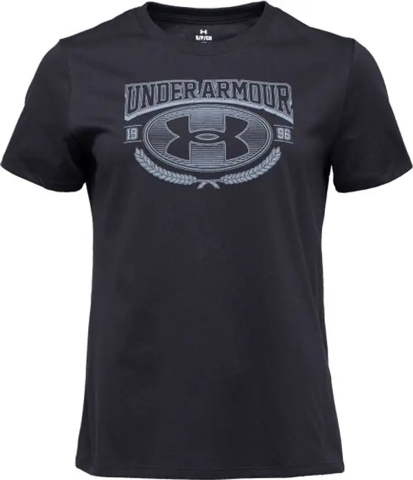 Under Armour Under Armour VARSITY Дамска тениска, черно, размер