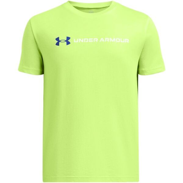 Under Armour Under Armour WORDMARK Тениска за момчета, светло-зелено, размер