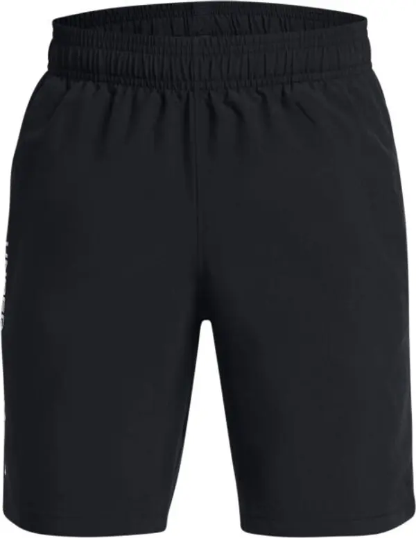 Under Armour Under Armour WOVEN WORDMARK Къси шорти за момчета, черно, размер L