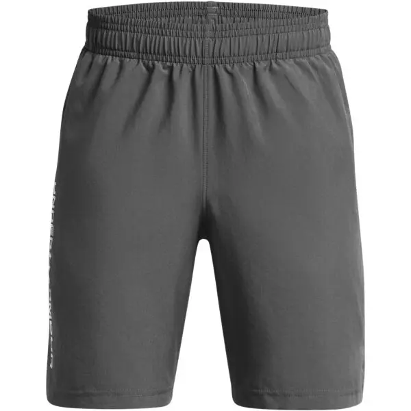 Under Armour Under Armour WOVEN WORDMARK Къси шорти за момчета, сиво, размер XS