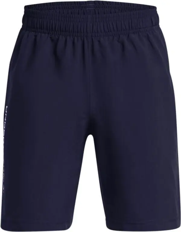 Under Armour Under Armour WOVEN WORDMARK Къси шорти за момчета, тъмносин, размер L