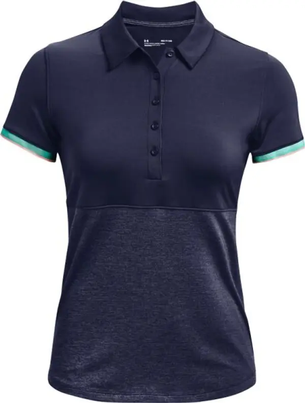Under Armour Under Armour ZINGER POINT SS POLO Дамска тениска с яка за голф, тъмносин, размер M