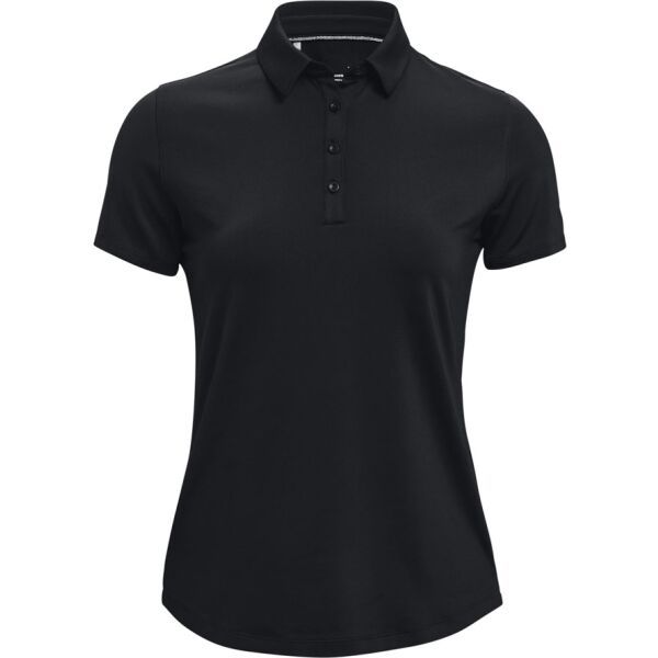 Under Armour Under Armour ZINGER SHORT SLEEVE POLO Дамска тениска с яка за голф, черно, размер
