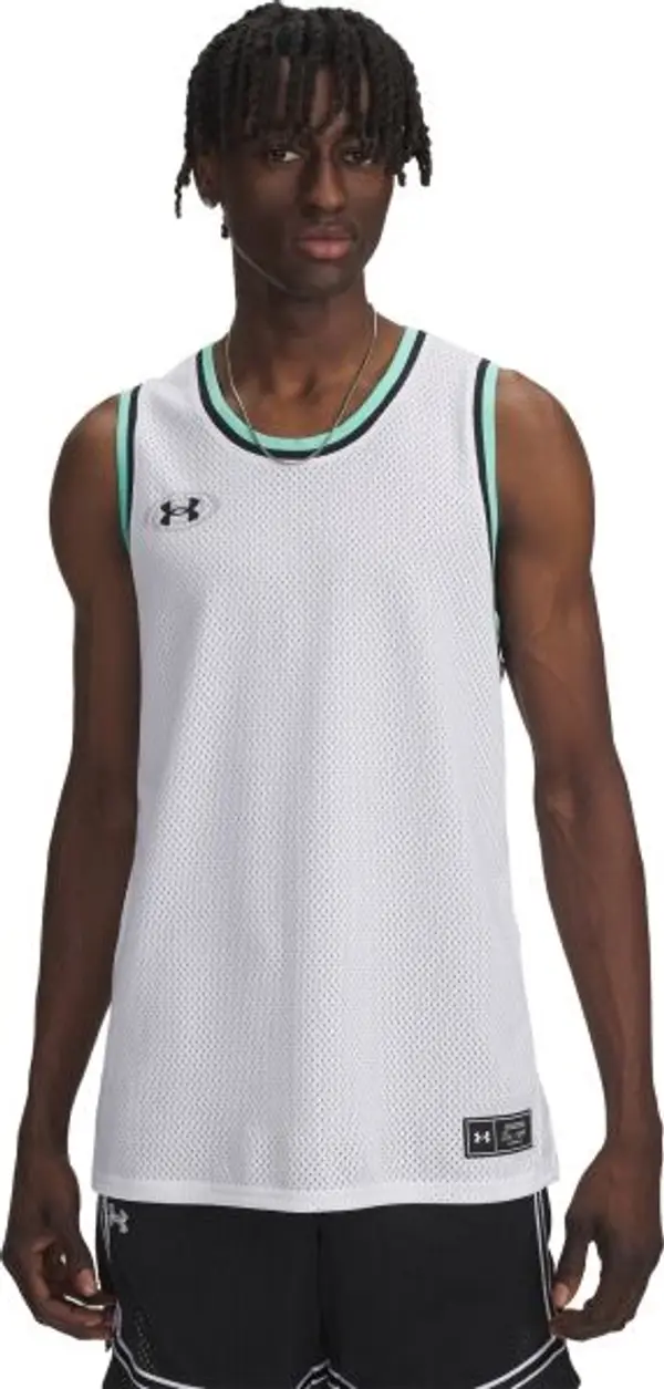 Under Armour Under Armour ZONE PRO MESH TANK Мъжки потник за баскетбол, бяло, размер L