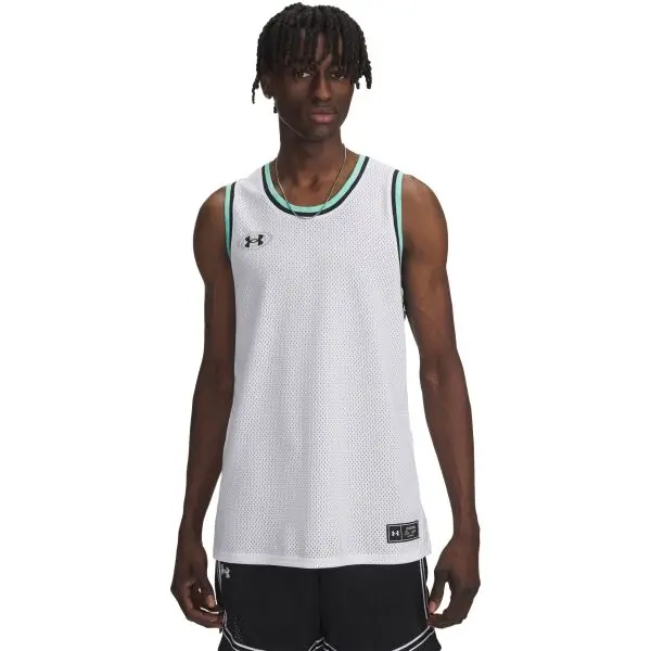 Under Armour Under Armour ZONE PRO MESH TANK Мъжки потник за баскетбол, бяло, размер M