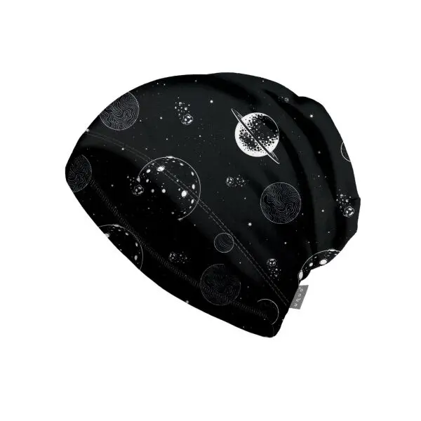 UNUO UNUO BASIC Детска поларена шапка, черно, размер