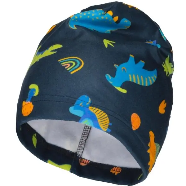 UNUO UNUO BASIC Детска поларена шапка, синьо, размер