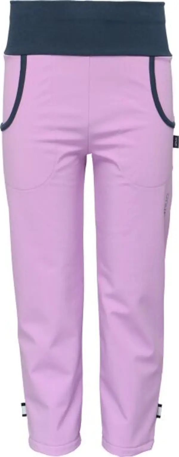 UNUO UNUO BASIC Детски софтшел панталон, лилаво, размер 110-116