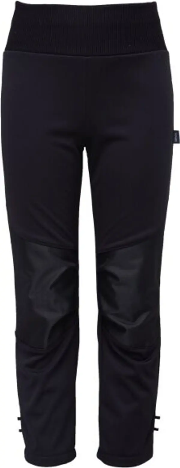 UNUO UNUO FLEXI Детски софтшел панталон, черно, размер 98-104