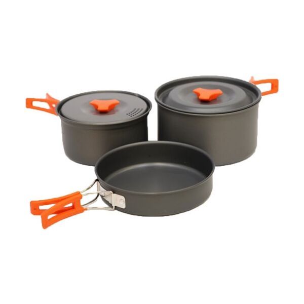 Vango Vango HARD ANODISED 4 PERSON COOK KIT Комплект съдове, тъмносиво, размер os