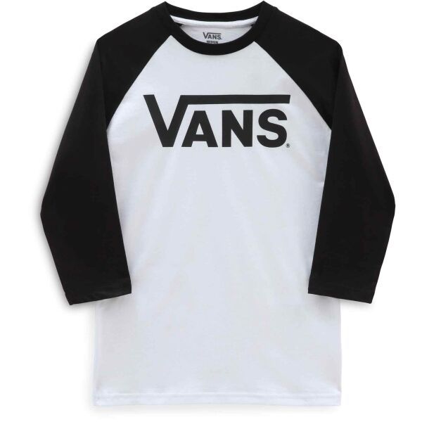 Vans Vans CLASSIC VANS RAGLAN-B Момчешка тениска, бяло, размер